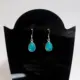 Brincos em Prata 925 com Turquesa - Proteção e Harmonia