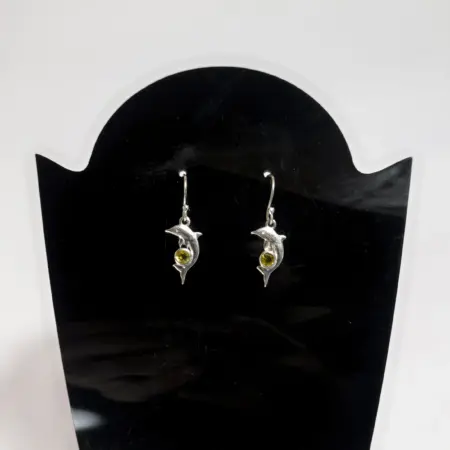 Brincos em Prata 925 com Citrino - Joia do Sol e da Alegria