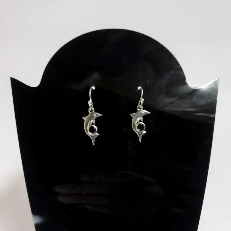 Brincos em Prata 925 com Ônix - Força e Proteção