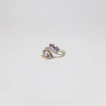 Anel em Prata 925 com Labradorita - Proteção e Misticismo